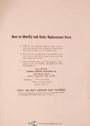 Gorton-Gorton 1-22 No. 3365A trace Master, Vertical Mill Maintenance & Parts Manual-1-22 Tracemaster-3365A-05